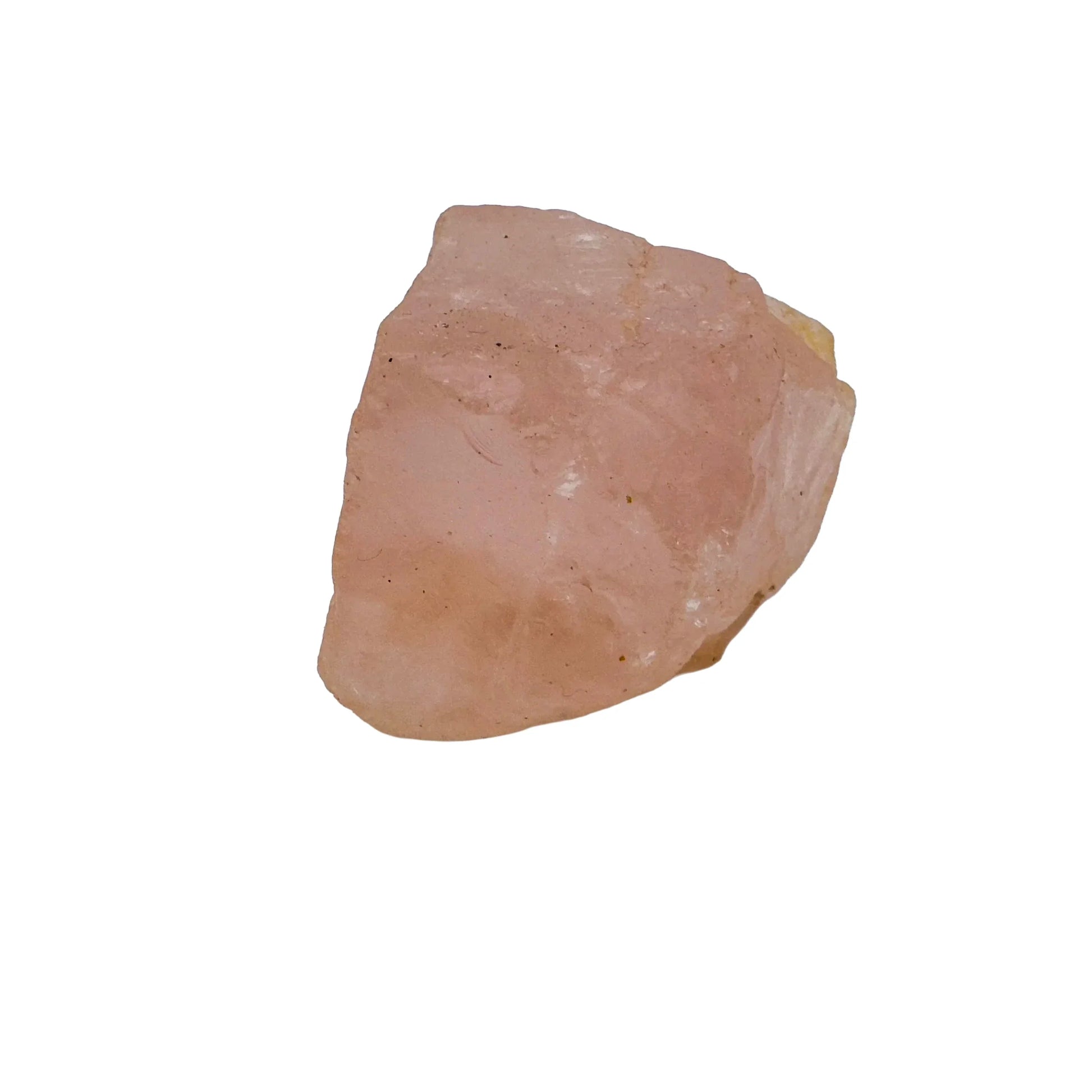 Plan view of Rose Quartz specimen, kept close for Love.