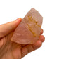 Full profile of Grade AAA Rose Quartz specimen ready to ship from Beyond Bohemian