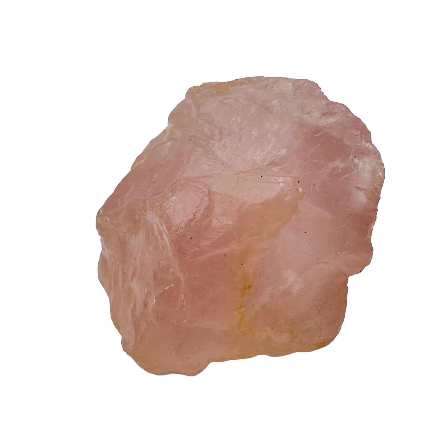 Bird's-eye view of Rose Quartz specimen, traditionally used for Love.
