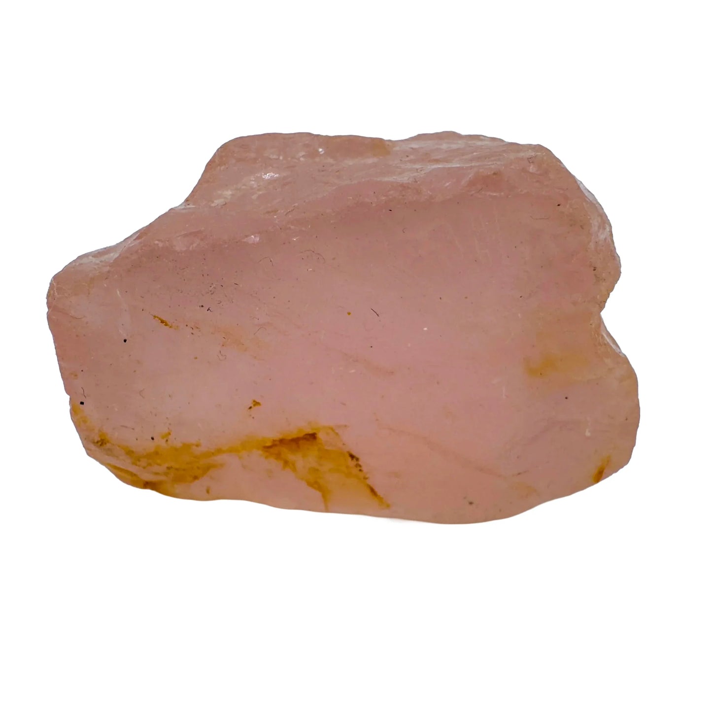 Opposite side of Rose Quartz specimen, from Alaotra-Mangoro, Madagascar.