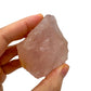 Detail shot of Grade AAA Rose Quartz specimen under natural light