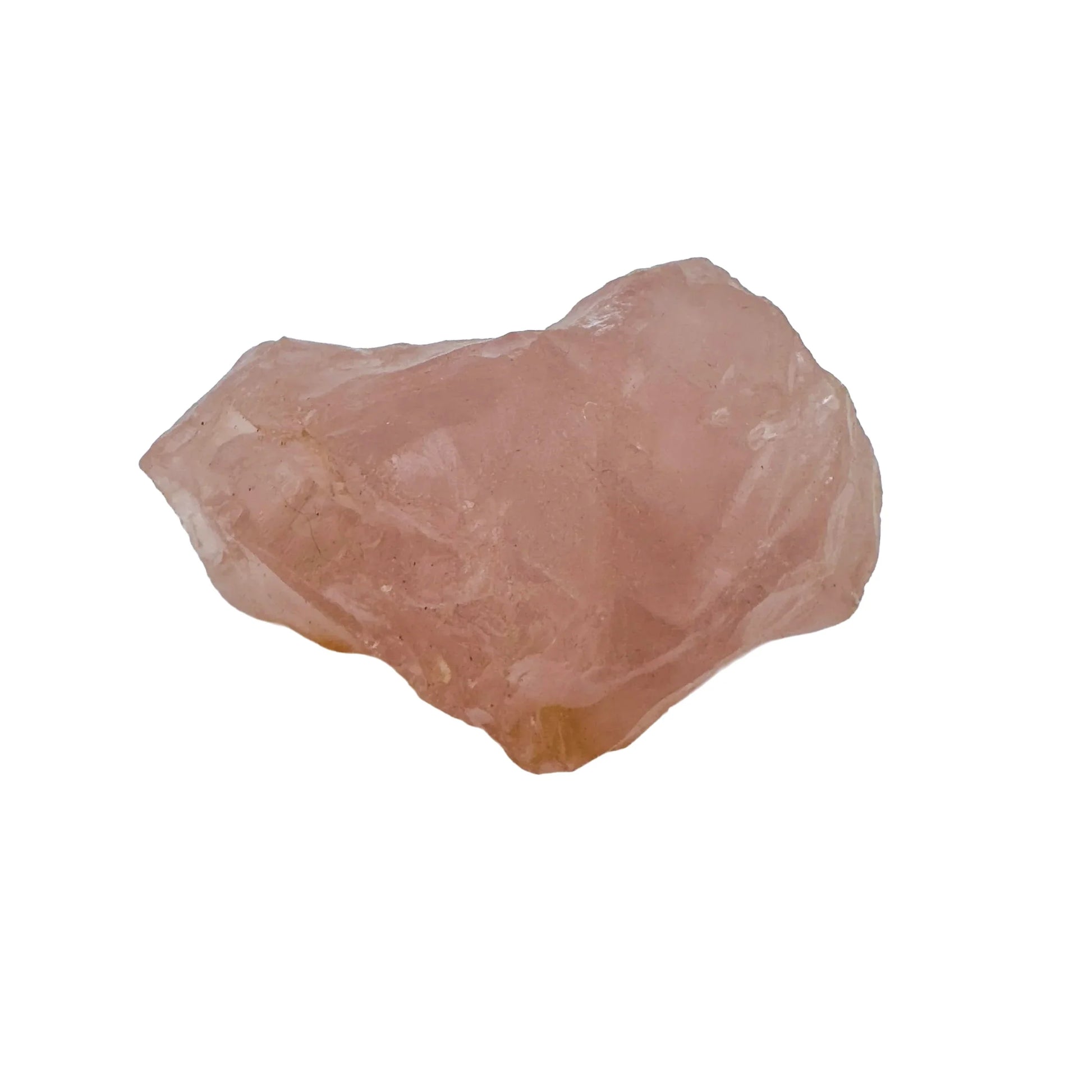 Aerial view of Rose Quartz specimen, showing tight grain, kept close for Love.