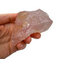 Full profile of Grade AAA Rose Quartz specimen ready to ship from Beyond Bohemian