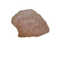 Rear view of Rose Quartz specimen, from Alaotra-Mangoro, Madagascar.