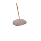 Polished Rose Quartz incense holder from Brazil, alternate view