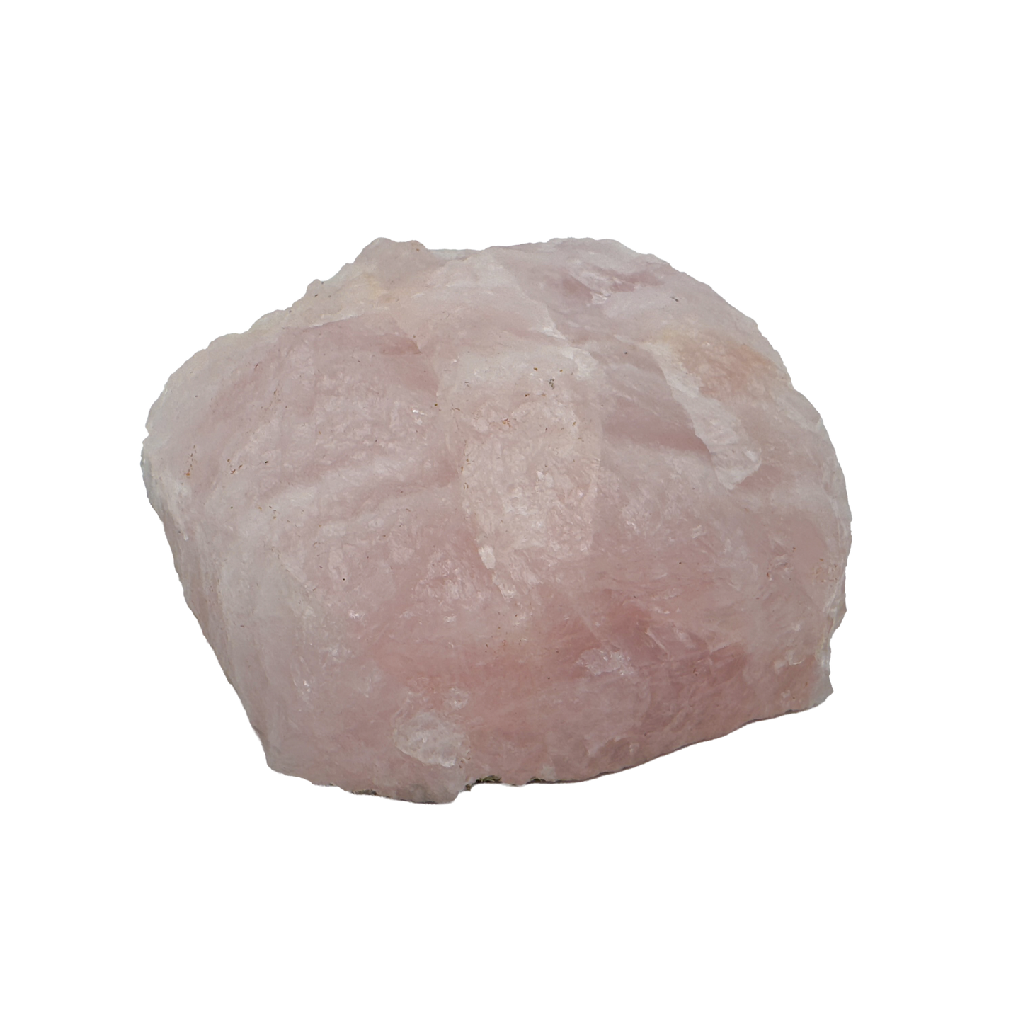 Polished Rose Quartz incense holder from Brazil, alternate view