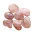 Polished Rose Quartz Palm Stones for Anxiety Relief, Calm & Emotional Healing — pink polished, AA grade from Madagascar