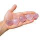 Full profile of Grade AA Rose Quartz heart ready to ship from Beyond Bohemian