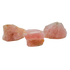 A grade Rose Quartz raw crystals from South Dakota, group of soft pink pieces