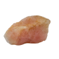 A grade Rose Quartz raw crystal from South Dakota, elongated pink piece