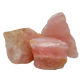A grade Rose Quartz raw crystals from South Dakota, group of pink pieces
