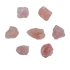 AA grade Rose Quartz raw stones from Erongo, Namibia, scatter of soft pink 1.5 to 2.5 inch pieces