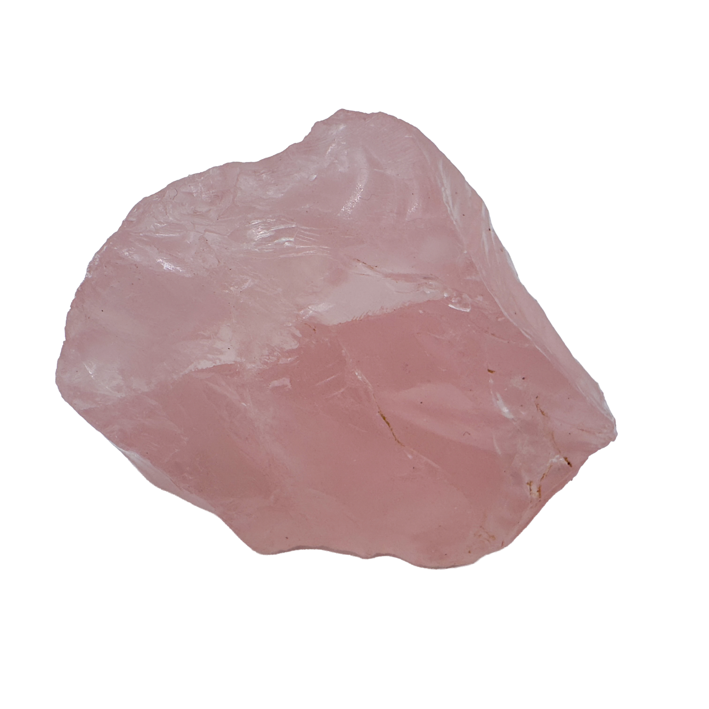 AA Rose Quartz raw stone from Namibia, pink piece