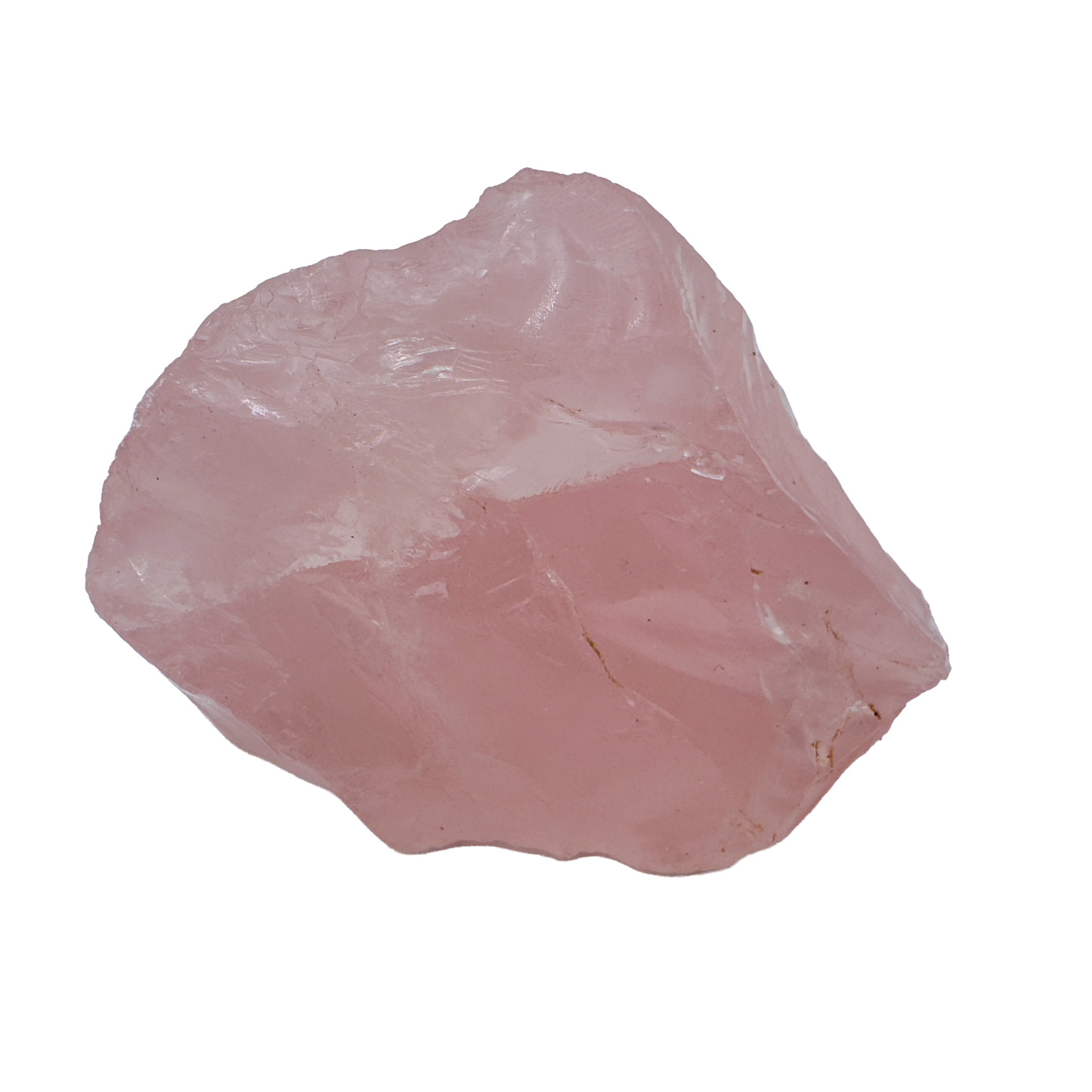 AA Rose Quartz raw stone from Namibia, pink piece