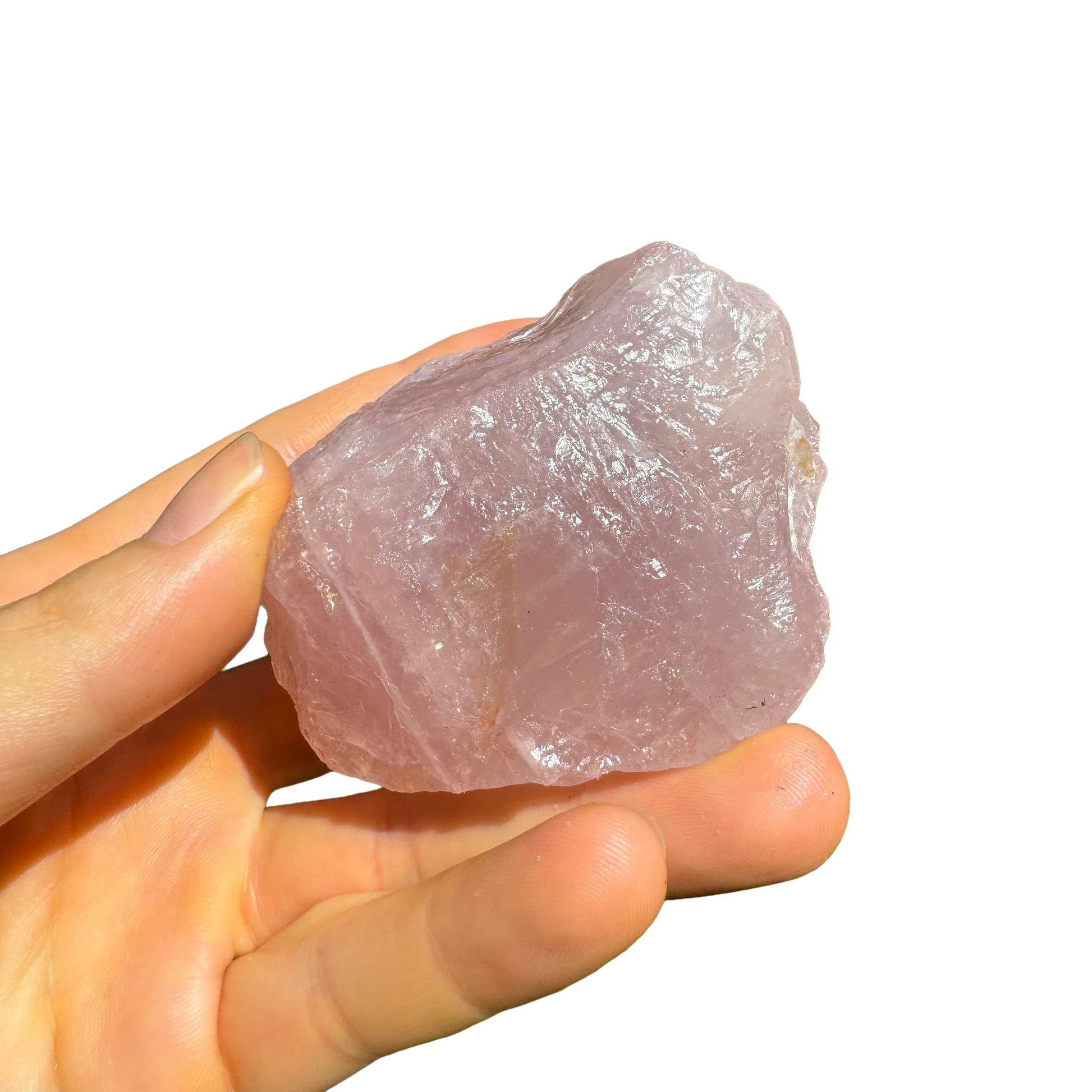 Scale reference of one Rose Quartz specimen for scale, from Alaotra-Mangoro, Madagascar.