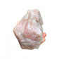 Top-side view of Rose Quartz specimen, showing natural form, from Alaotra-Mangoro, Madagascar.