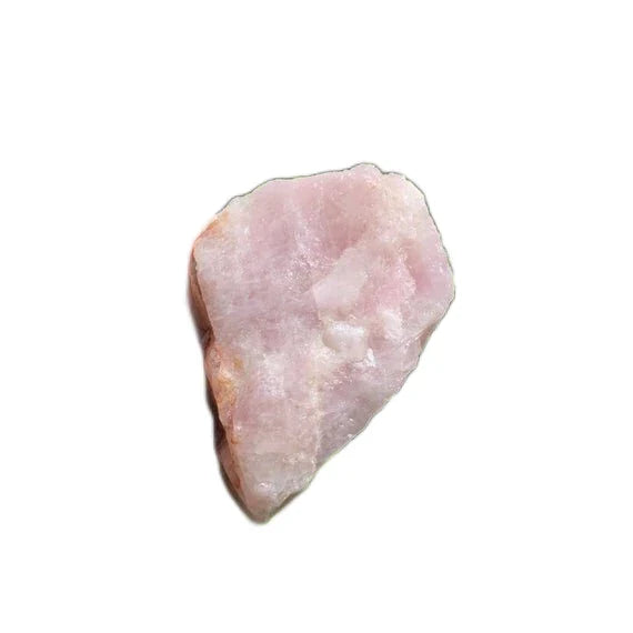 Opposite side of Rose Quartz specimen, showing natural variation, associated with Love.