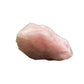 Back view of Grade AA Rose Quartz specimen showing natural surface