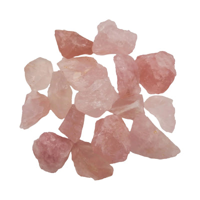 Rose Quartz Raw Stones to support Anxiety Relief, Calm & Emotional Healing — pink rough natural, A grade directly from Namibia