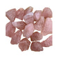 Raw Rose Quartz Crystals traditionally associated with Anxiety Relief, Calm & Emotional Healing — pink rough, AA grade from Brazil