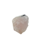 Side profile of the blocky pink form, 1.97 inches deep with tourmaline along the edge
