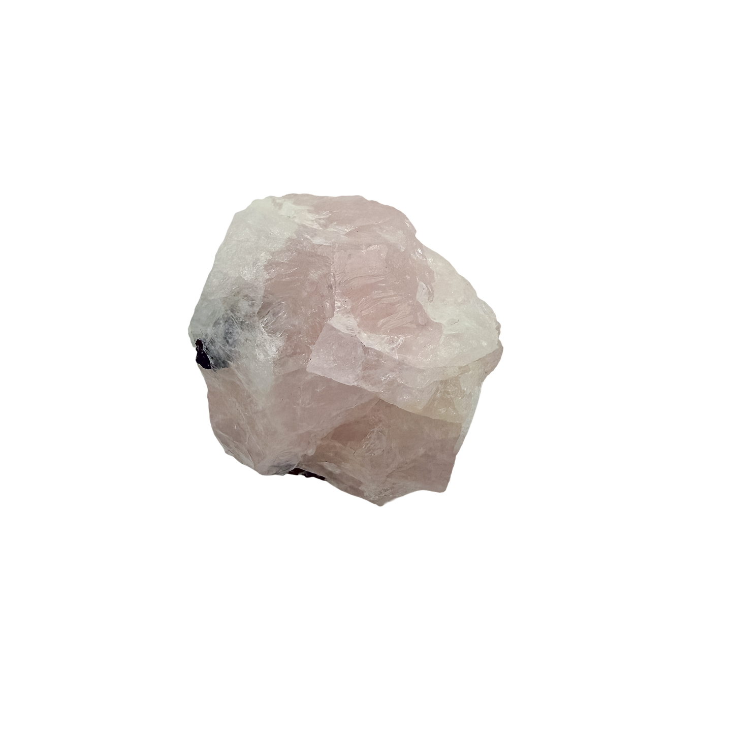 Second face of the blocky pink form, 212 g with more tourmaline through the pink