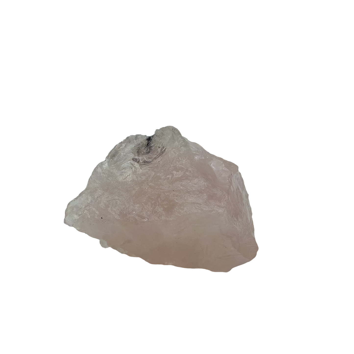 The upright pink block turned to show tourmaline under the quartz, 98 g