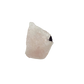 The upright pink block tilted to catch light, 1.60 inches wide