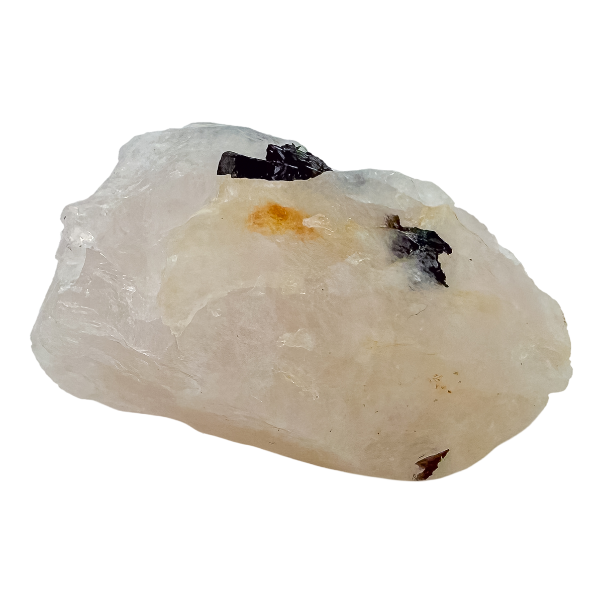 Second face of the even pink body, 128 g with more tourmaline through the pink