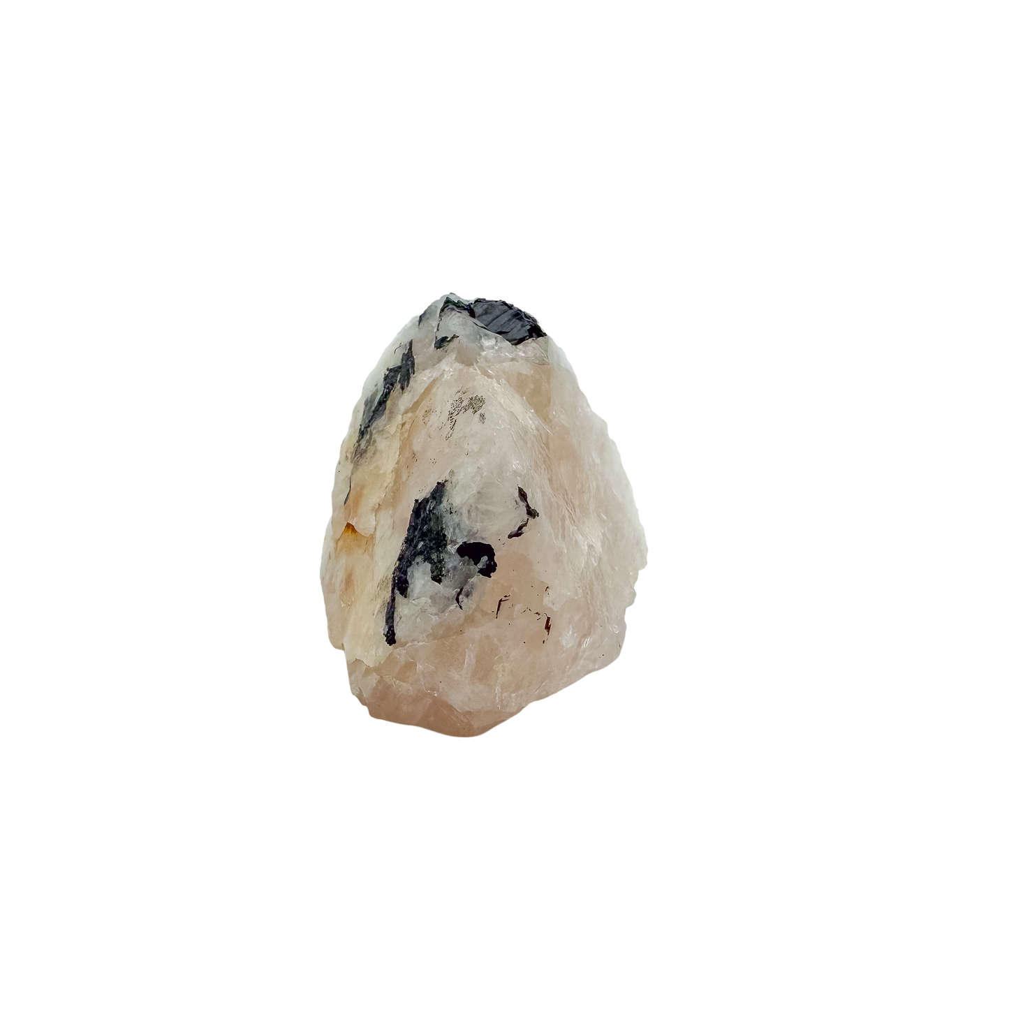 Edge elevation of the deep pink chunk, 172 g from Brazil