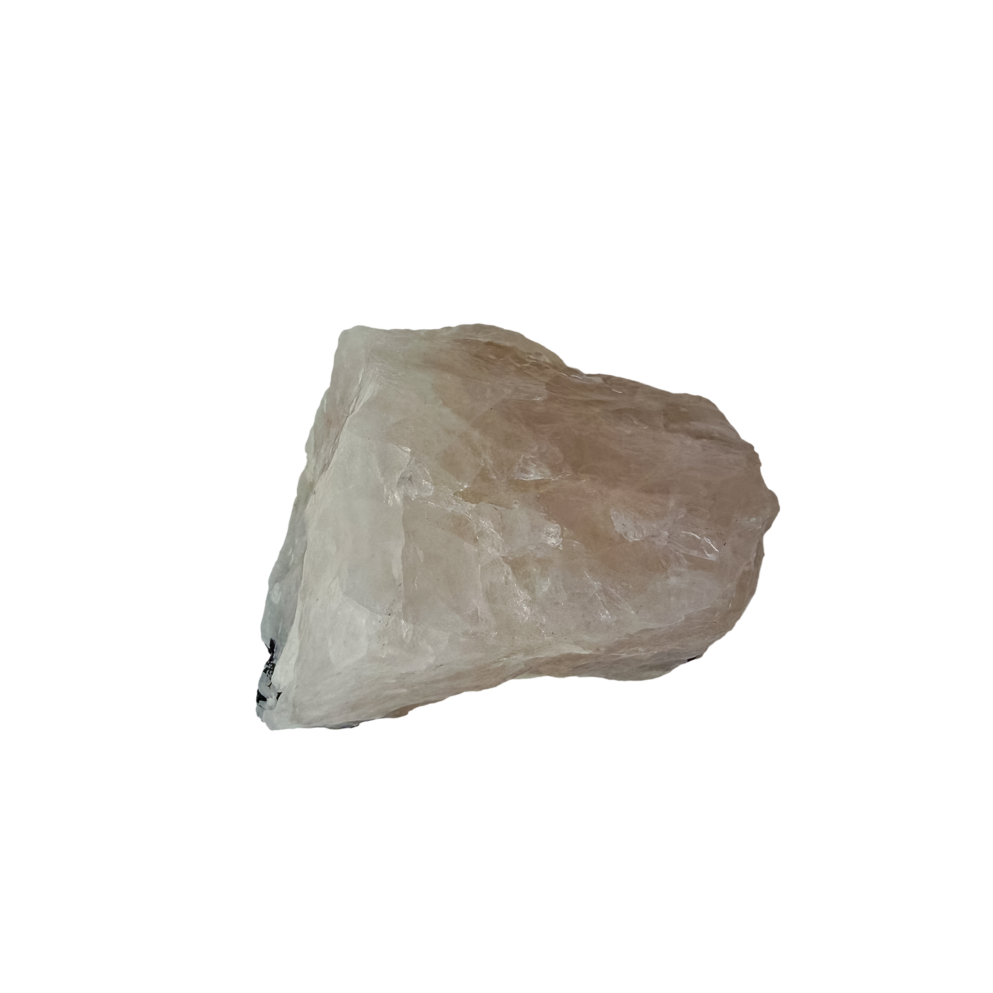 Back of the deep pink chunk, showing the natural break surface, 2.28 inches