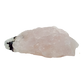 Brazilian rose quartz with tourmaline, the longest of the lot, 3.49 inches long