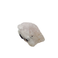 Underside of the classic pink form, 1.73 inches of Brazilian rose quartz