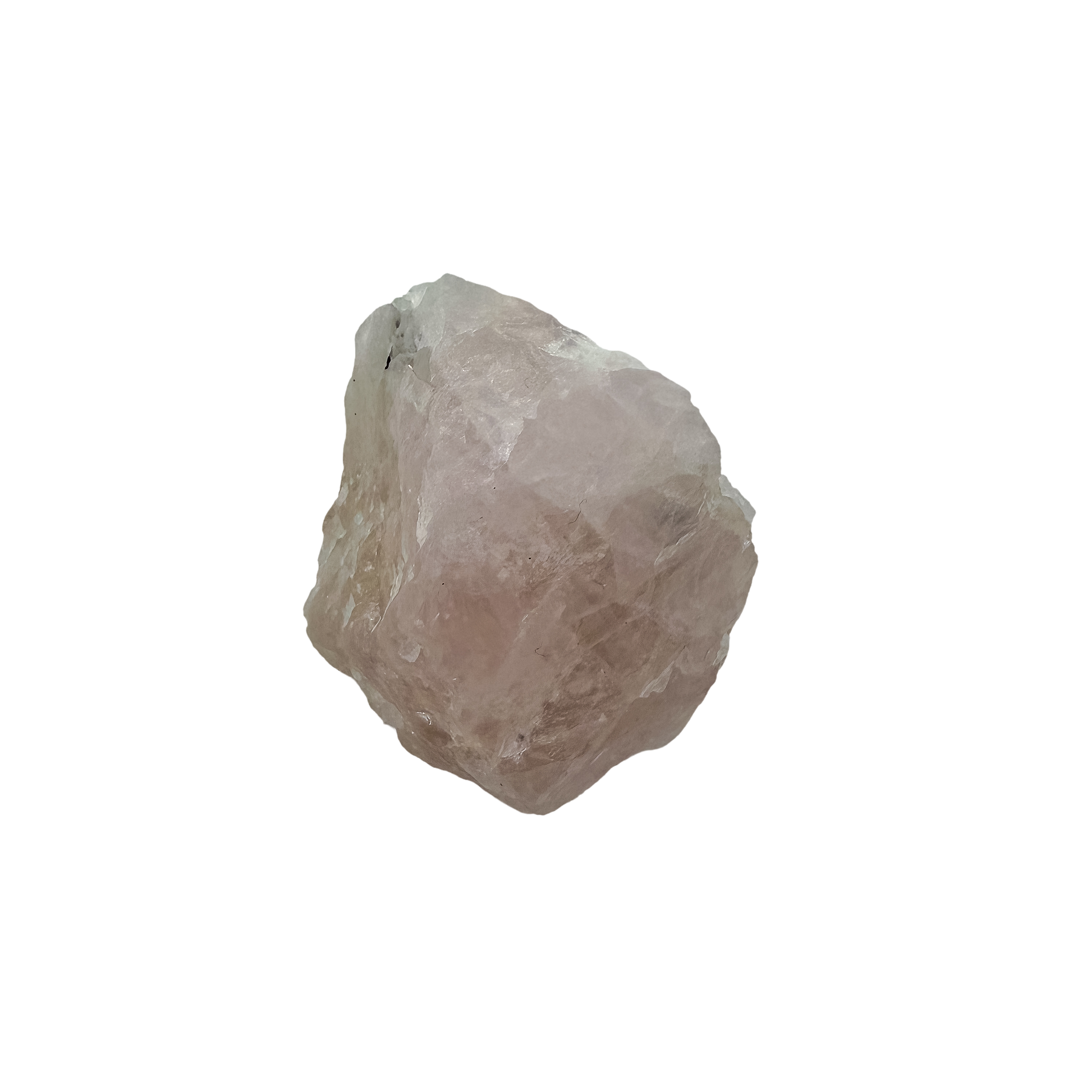 Rotated view of the classic pink form, a 144 g Minas Gerais specimen