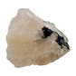 Second face of the long tourmaline vein, 141 g with more tourmaline through the pink