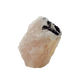The elongated pink body turned to show tourmaline under the quartz, 164 g