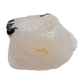 Rotated view of the wide pink face, a 224 g Minas Gerais specimen