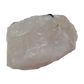 Underside of the wide pink face, 2.20 inches of Brazilian rose quartz