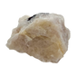 Rose quartz threaded with black tourmaline, the heaviest of the lot, 2.64 by 1.82 inches from Minas Gerais