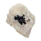 Reverse face of the heaviest of the lot, 314 g of rose quartz with tourmaline