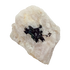 Reverse face of the heaviest of the lot, 314 g of rose quartz with tourmaline