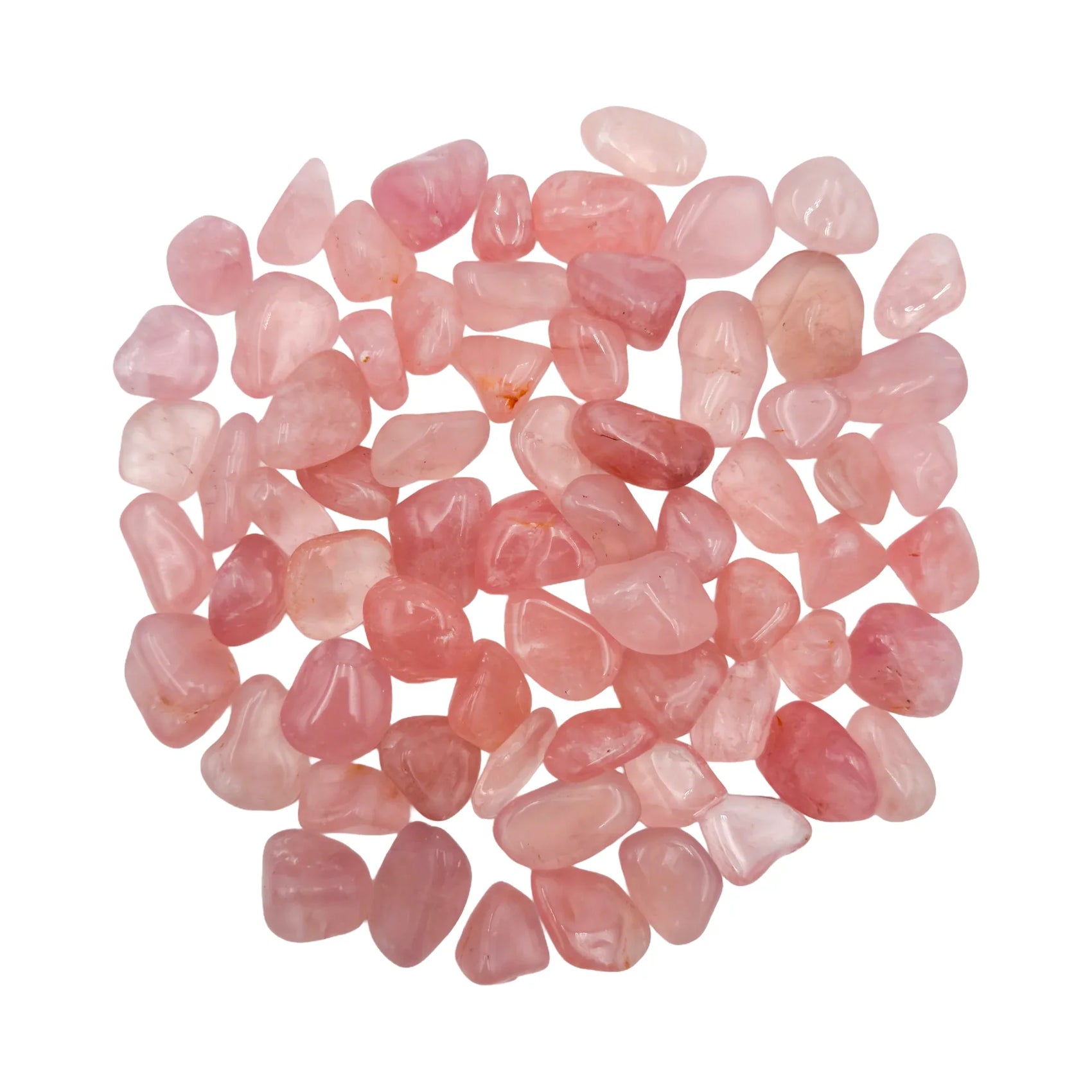 Rose Quartz Tumbled Stone - Minas Gerais, Brazil