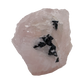 Rose Quartz with Black Tourmaline Brazil — detail view 2