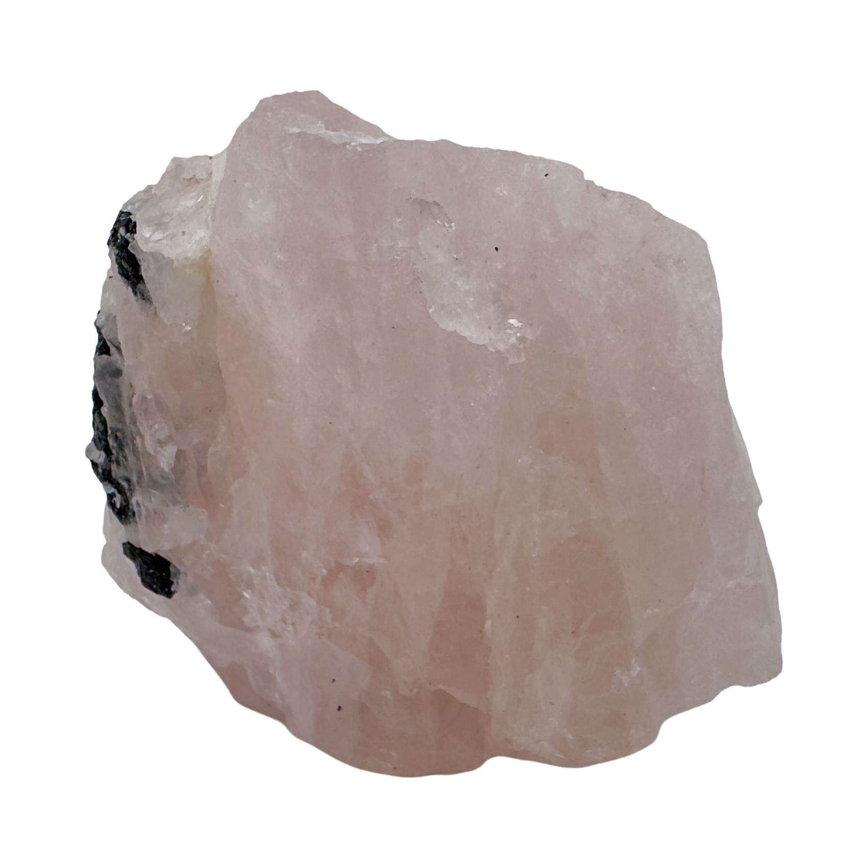 Rose Quartz with Black Tourmaline - Minas Gerais, Brazil