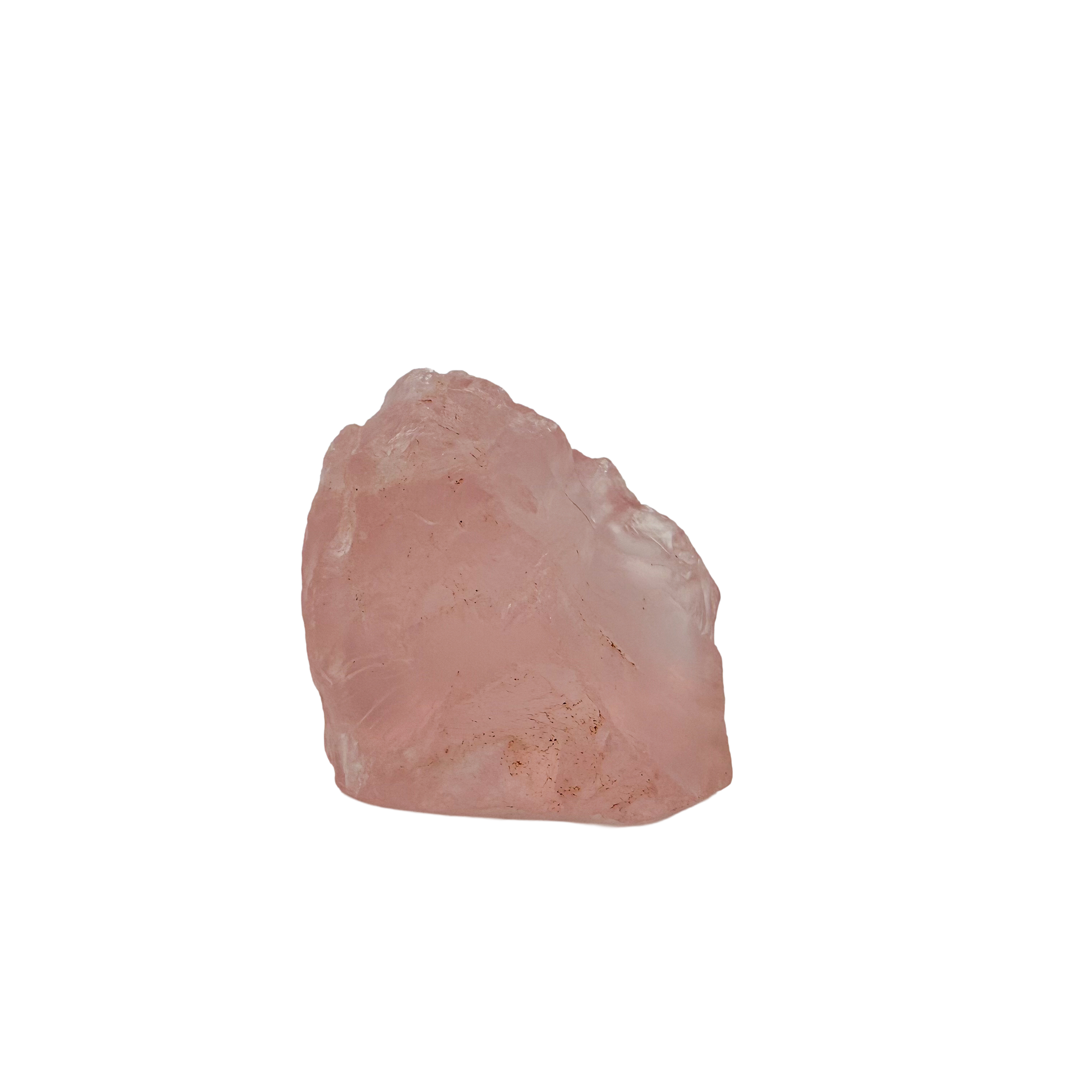 Collector grade Rose Quartz raw crystal specimen from Alaotra-Mangoro, Madagascar, uncut blush pink stone