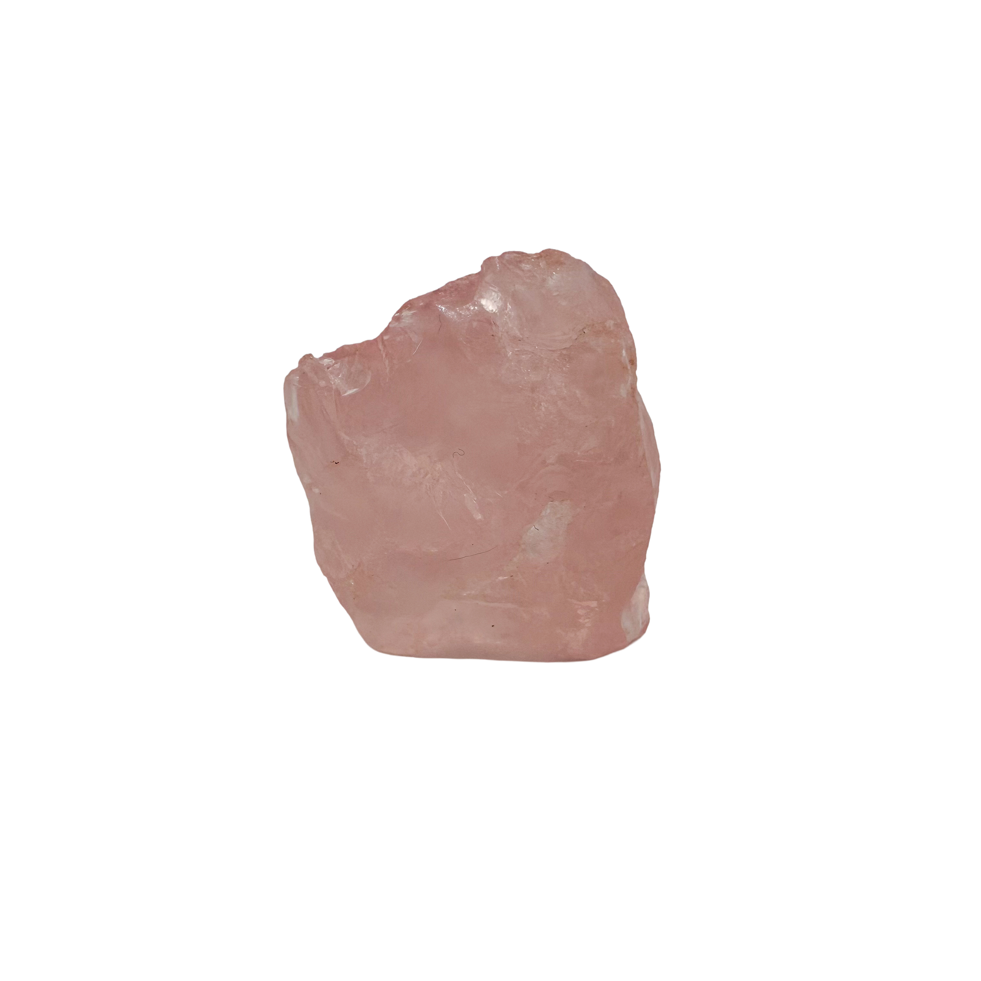 Rose Quartz collector specimen from Madagascar, alternate view