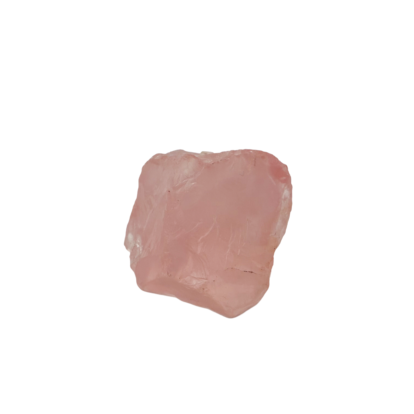 Rose Quartz collector specimen from Madagascar, alternate view