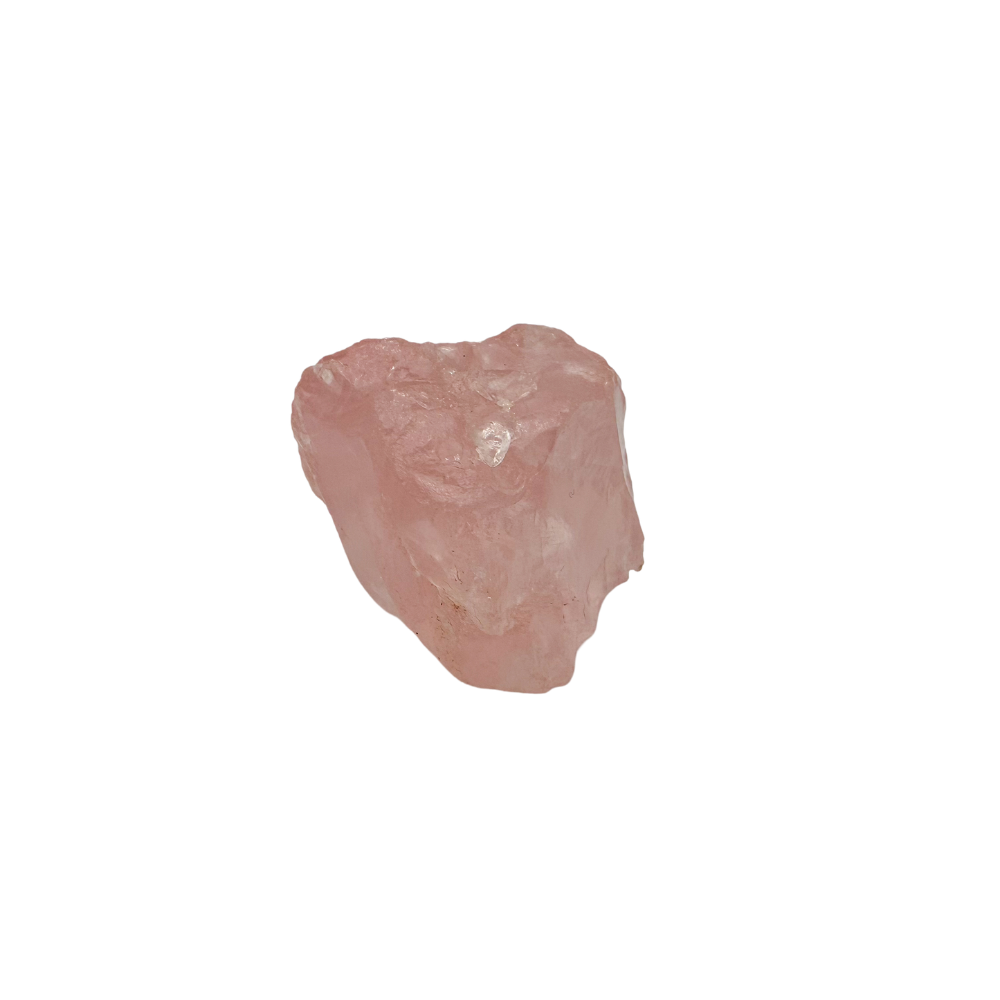Rose Quartz collector specimen from Madagascar, alternate view