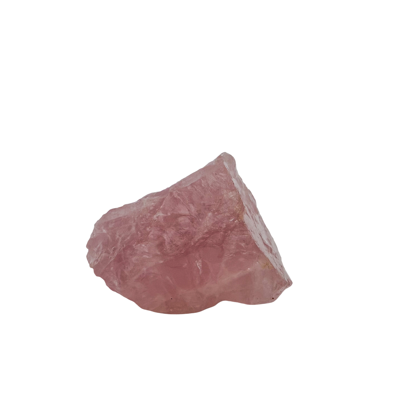 Rose Quartz collector specimen from Madagascar, alternate view