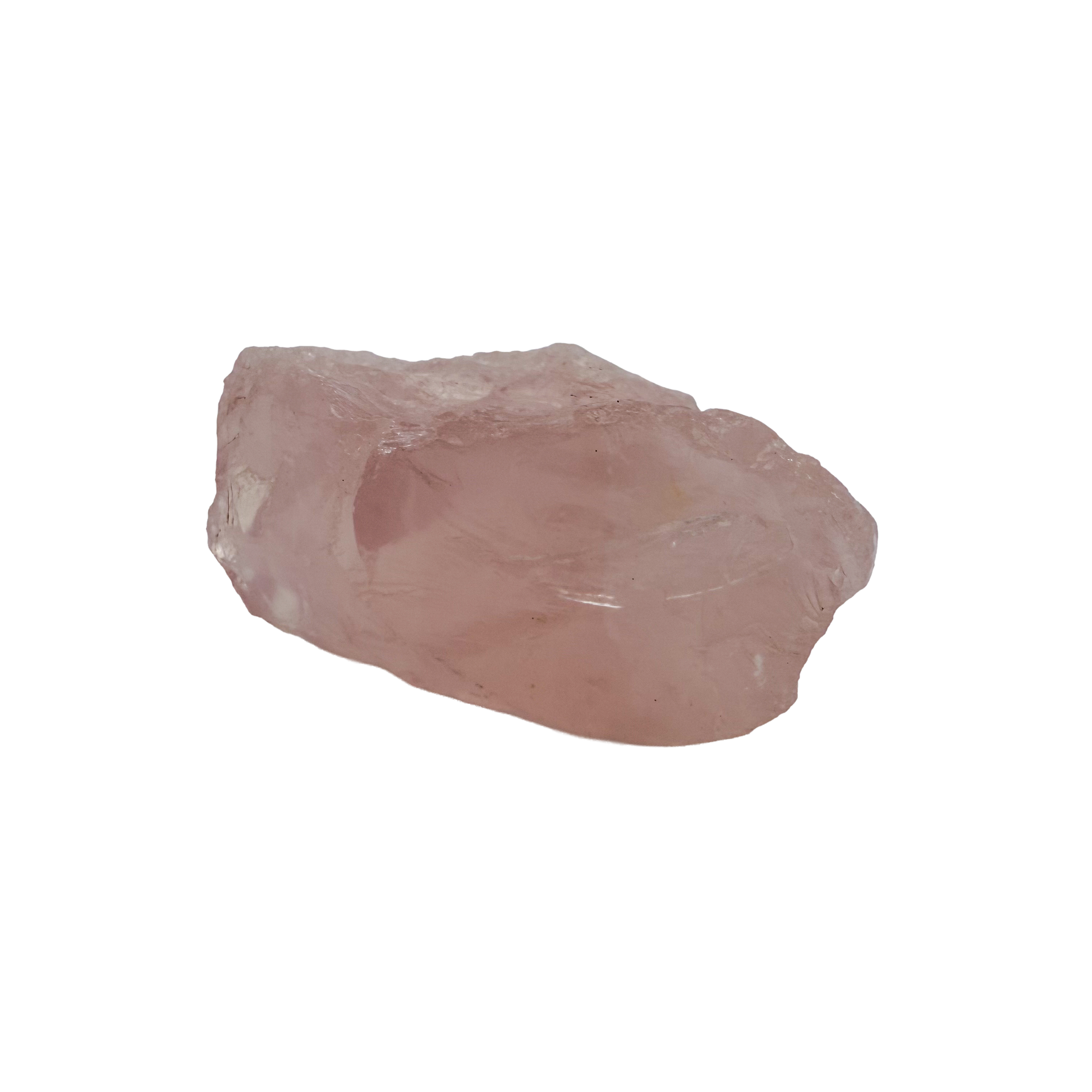 Rose Quartz collector specimen from Madagascar, alternate view